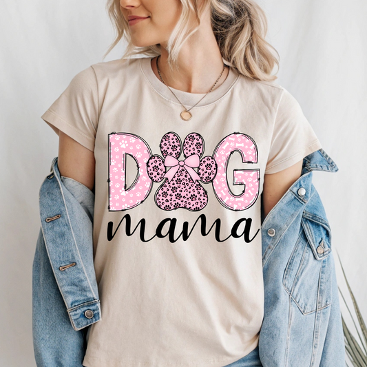 Dog Mama Leopard Tee