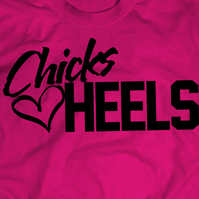 Chicks Heart Heels